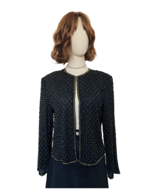 Saco bordado de Seda Talla M