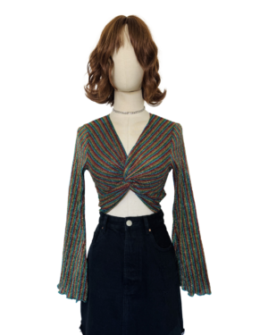 Top brillos corto Talla S