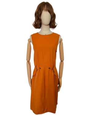 Vestido naranja liso Talla S