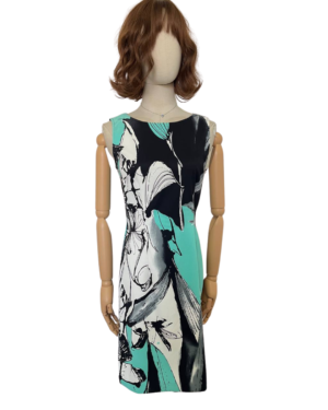 Vestido estampado abstracto Talla S