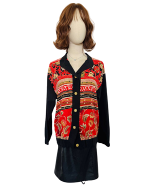 Camisa roja/negra Talla M-L