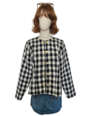 Saco gingham NUEVO Talla L