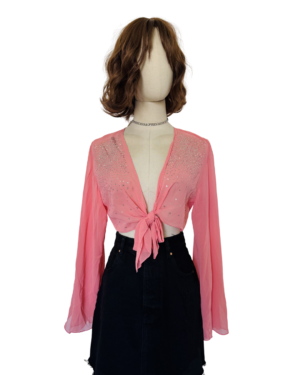 Top nudo/brillos Unitalla