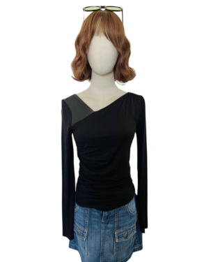 Blusa asimétrica DKNY Talla XS