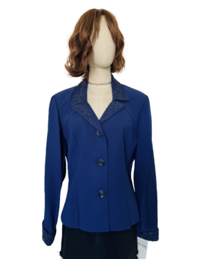 Saco azul brillante Talla L
