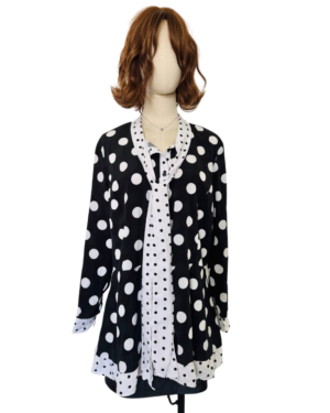 Camisa polka dots Talla XL