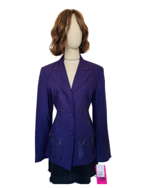 Saco bordado nuevo Talla L