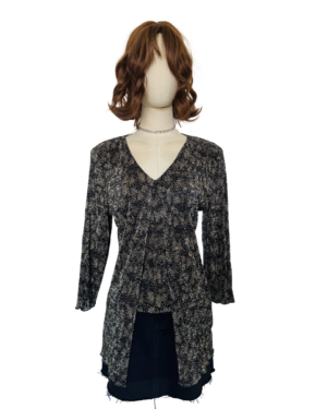 Blusón con textura Talla M