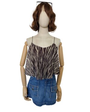 Top brillante Talla S nuevo