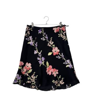 Falda midi flores Talla 8