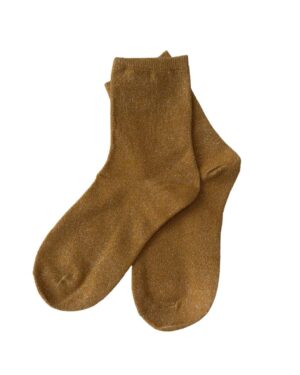 Calceta amarilla brillos