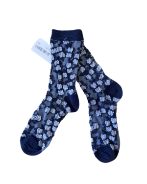 Calceta flores azules Uni
