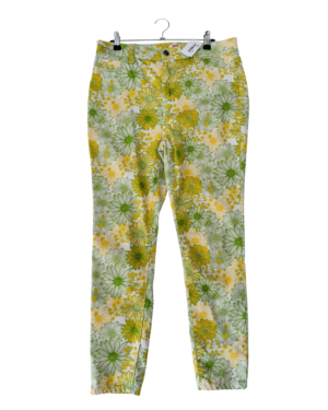 Pantalon flores Talla L