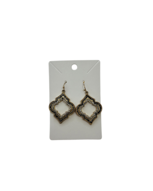 Aretes rombo vintage