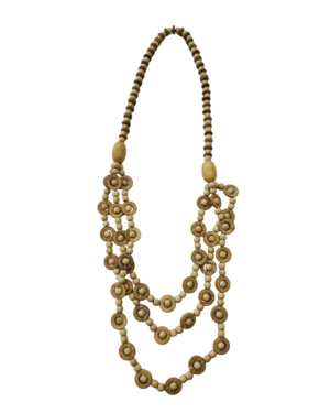 Collar madera largo