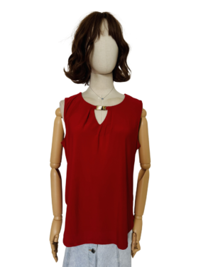 Blusa drapeada Talla L