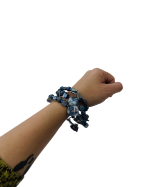 Pulsera piedras azules