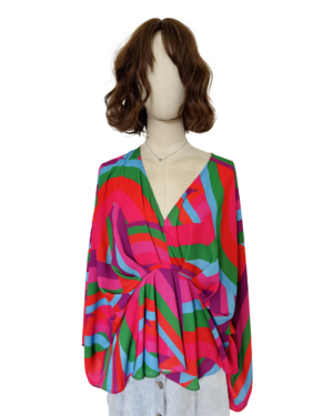 Blusa colorida Talla M