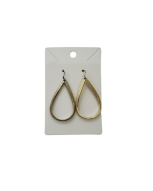 Aretes gota dorados