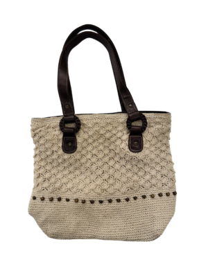 Bolsa tejida mediana