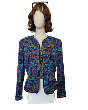 Saco vintage seda Talla M