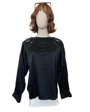 Blusa seda vintage Talla M