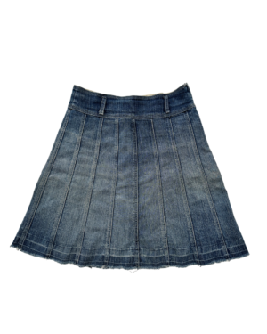Falda mezclilla tablones Talla M