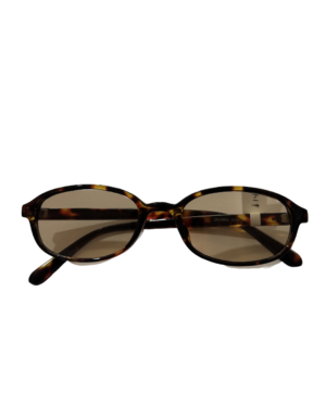 Lentes ovalo mica café