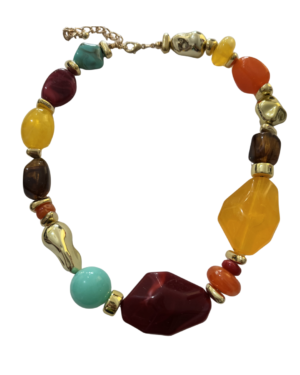 Collar cuentas gruesas