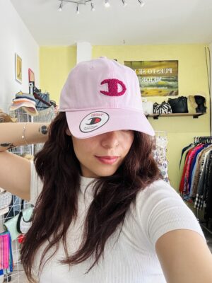 Gorra Champions rosa