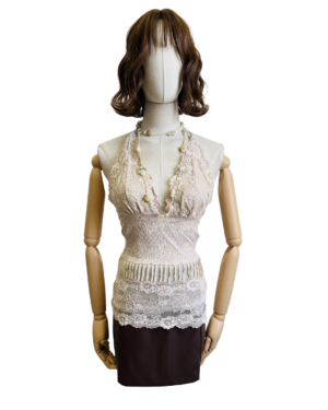 Top encaje y2K Talla S
