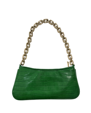 Bolso baguette verde