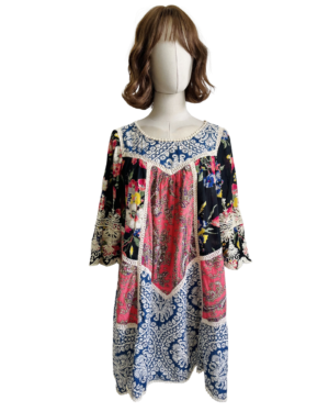 Vestido patchwork Talla S/M