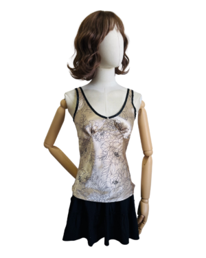 Top satinado Talla S