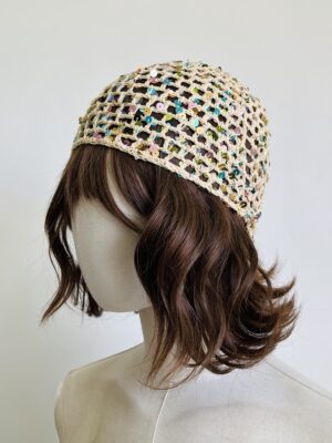 Gorro tejido lentejuelas