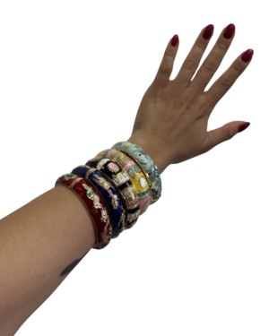 Pulsera ancha metálica (1 pieza)