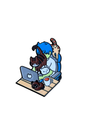 Pin gatos office