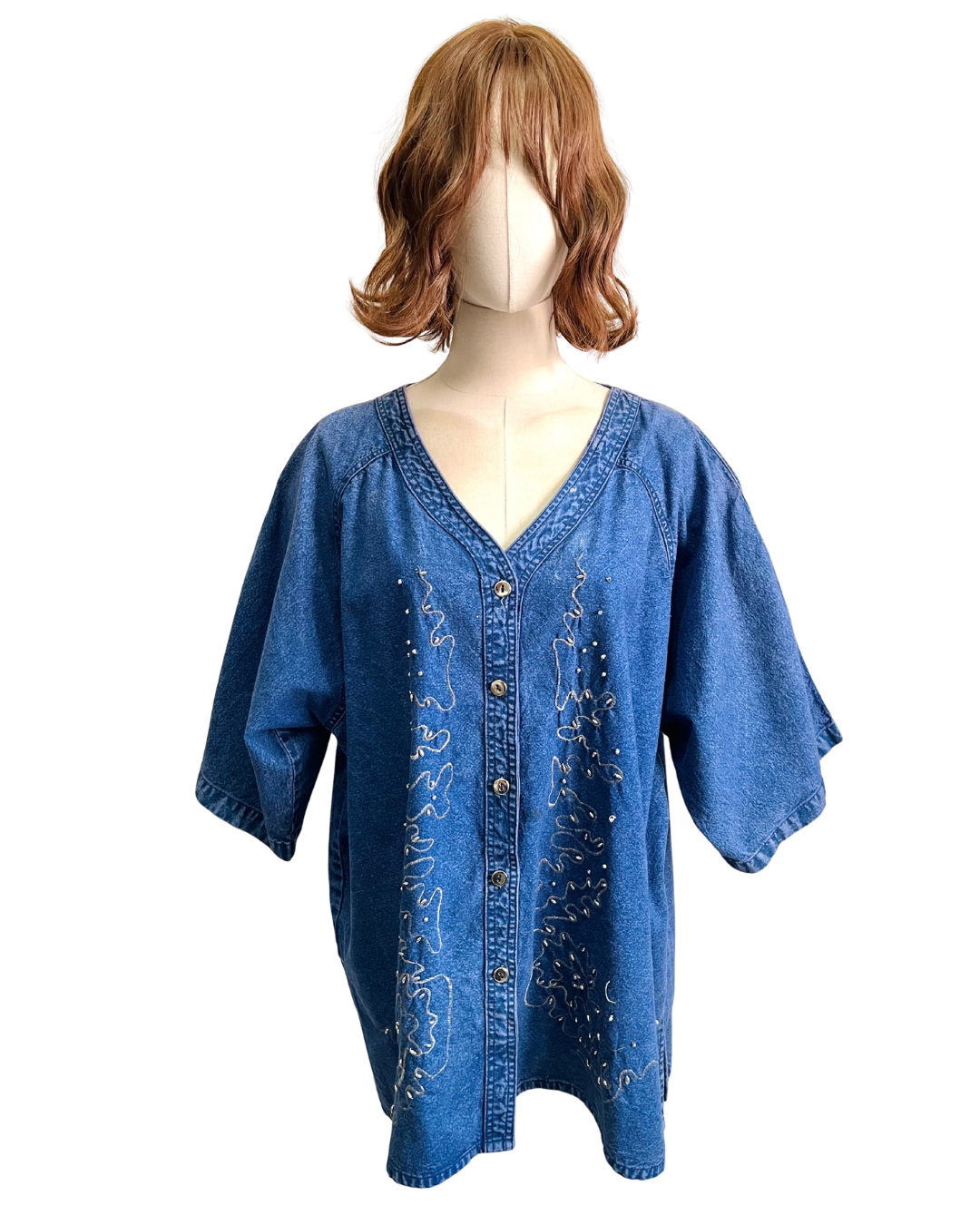 Camisa bordada Talla XL