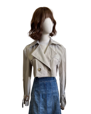 Gabardina corta Talla S