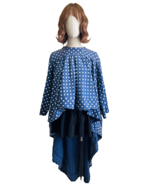 Blus贸n polka dots Uni