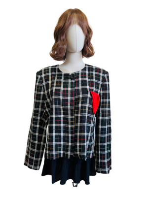 Blazer tartán Talla L