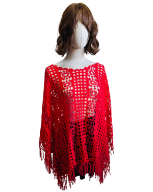 Poncho Tejido Talla L