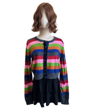 Cardigan Colorido Talla M